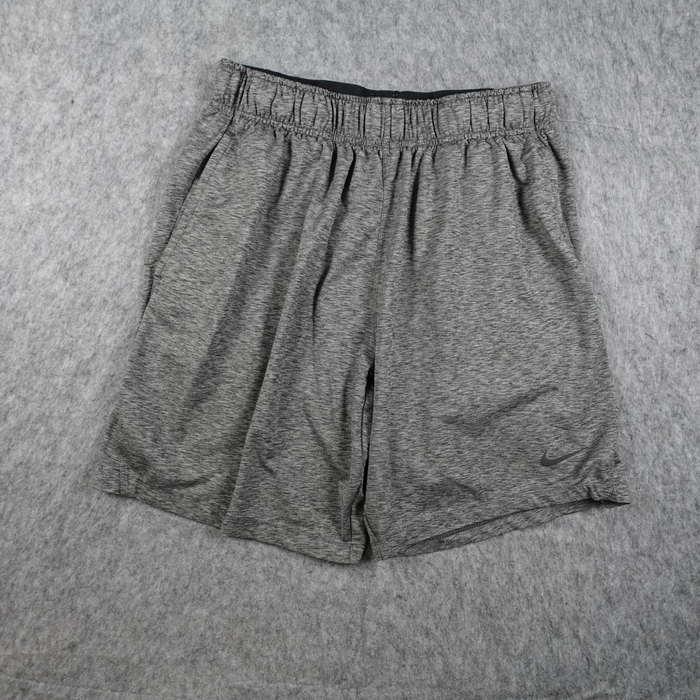 Nike Shorts Men Large Gray Dri Fit Training Athletic Gym Workout DB4199
